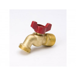 BK Products 103-054HN Hose Bibb Valve, Quarter-Turn, 3/4-In. Hose