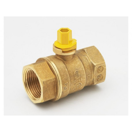 B&K LLC 113-52 Gas Ball Valve, 1/4 Turn, Forged Brass