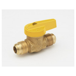 BK Products 116-50 Gas Ball Valve, Brass, Flare x Flare, Brass