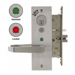 Marks USA LA318 LocDown Series Maximum Security Mortise Lockset, Finish - Satin Stainless Steel