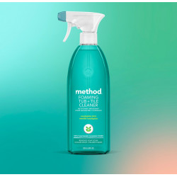 Method Products 01656 Foaming Tub & Tile Bathroom Cleaner, Eucalyptus Mint, 28-oz