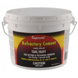 Imperial KK0307 Sodium Silicate Firebrick Refractory Cement, 64-oz.