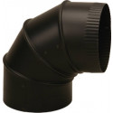 Imperial BM001 Stove Pipe Black Adjustable Elbow