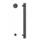 Sure-Loc Hardware BARN-MD Modern Barn Door Handle Round Pull 14"
