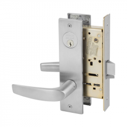 Sargent 8200 Series Mortise Lock w/ Studio Collection Grant Park Lever & Escutcheon