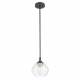 Globe Electric 60312 Harrow 1-Light Matte Black Pendant