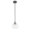 Globe Electric 60312 Harrow 1-Light Matte Black Pendant