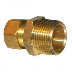 Larsen Supply Co 17-6861 Male Pipe Thread Compression Adapter 5/8" x 3/4"