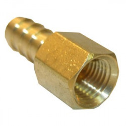 Larsen Supply Co 17-7611 1/4" x 1/4" Barbed Female Pipe Thread Adapter