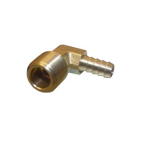 Larsen Supply Co 17-7913 Barbed Male Pipe Thread Elbow 1/2" x 3/8"