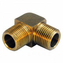 Larsen Supply Co 17-8831 MIP Male Pipe Thread 90 Degree Elbow 3/8" x 3/8"