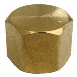 Larsen Supply Co 17-9147 Female Pipe Thread Brass Cap 3/8"