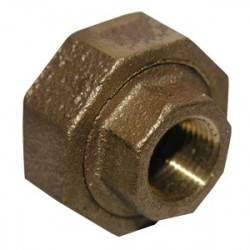 Larsen Supply Co 17-9205 Female Pipe Thread Brass Union 1/4"