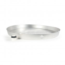 Camco Mfg 20840 WH Drain Pan - 22" ID Alum Short w/PVC Fitting