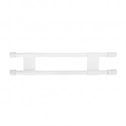 Camco Mfg 44073 RV Refrigerator Double Bar Set - 16" to 28" White