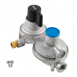 Camco Mfg 59005 Propane Double-Stage Auto-Changeover Regulator