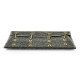 Camco Mfg 42950 Premium Turf Radius RV Step Rug, Fits 22-Inch Wide Steps, Gray