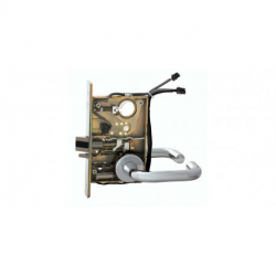 Sargent NAC 8200 Electrified Mortise Lock w/ Studio Collection Wooster Square Lever & Rose
