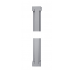 Sargent 980 T Shaped Removable Mullion, Aluminum, 2-1/2" x 3"