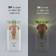 Jasco 53233 Star Wars The Mandalorian Plug-In Led Mini Night Light
