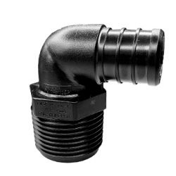 Flair-It 30809 3/4" x 3/4" MPT Swivel 90-Degree Elbow