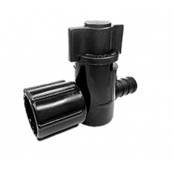 Flair-It 30892 1/2" x 1/2" FPT Black Pexlock Crimp Valve