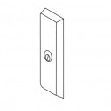 ACCENTRA (formerly Yale) 621F Wide Escutcheon Trim (Nightlatch) For Exit Device, Less Cylinder