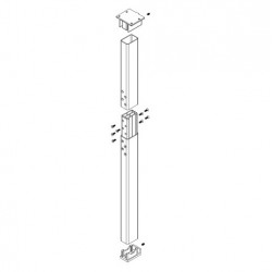 ACCENTRA (formerly Yale) M200SM Split Mullion Panic Rated, 8', For 6000, 1800 & 1500 Exit Device,Grey Paint