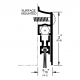 Pemko 412 Surface Mounted Automatic Door Bottom