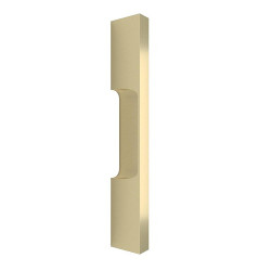 Omnia 1968 Elite Modern Cabinet Pull, Forged Solid Brass, 5/16" W