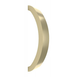 Omnia 1971 Elite Modern Cabinet Pull, Forged Solid Brass, 3 /4" W