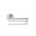 Abloy Sentry DH001 Aalto Door Handle Pair w/ 007 Plate, Material-Aluminum, Door Thickness-40 - 60 mm