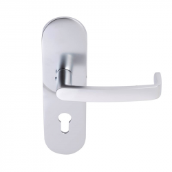 Abloy Sentry EH006_ Polar 6 DIN Exit Long Plate Door Handle, Material-Brass