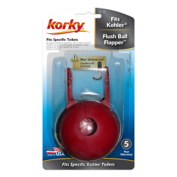 Korky 58BP 2" Fits Kohler Flush Ball Toilet Flapper