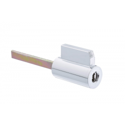 Abloy Sentry CYL410 Cliq Cylinder w/o Keys, Schlage Lazy Motion KIK/KIL Retro-Fit , Brushed Chrome