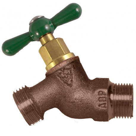 Arrowhead Brass 351LF No-kink Hose Bib, 3/4" Male Pipe Thread