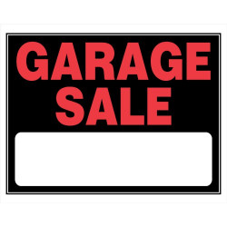 Hillman 840032 Garage Sale Sign, (15" X 19")