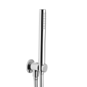 Rain Therapy PS AP-KI 091-001 Combo Angle Valve - Hand Shower Holder w/ 5 Ft Shower Hose, 1" Round Hand Shower