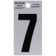 Hillman 8393 Adhesive House Number Black and Silver Reflective (2")