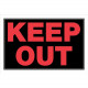 Hillman 839898 Keep Out Sign (8" X 12")