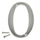 Hillman 84332 Distinctions Flush Mount House Number Nickel (4")