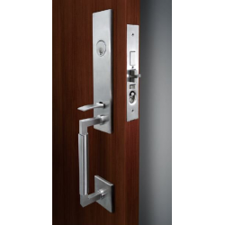INOX NY/MH Mortise Exterior Lockset For Entrance, New York & Manhattan