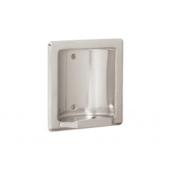 Seachrome 660L-PS Recessed Soap and Tumbler Holder with Metal Lip