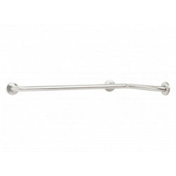 Seachrome Signature Series Tub & Shower Grab Bar-Decorative Finishes Stainless , Tube diameter 1-1/2"