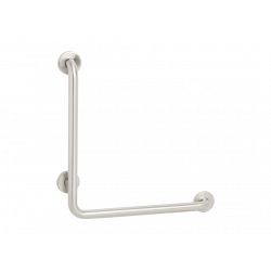 Seachrome Signature Series, Vertical Angle Grab Bar Decorative Finishes Stainless , Tube diameter 1-1/4"