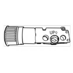 Cal-Royal T22DRI ZINC Drive-in Latch Bolt, Finish-Zinc