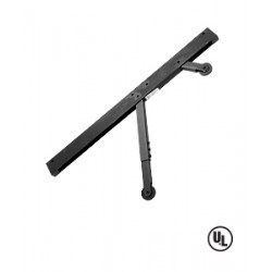 Don-Jo 2040-622 Universal Coordinator, Matte / Dull Black Finish