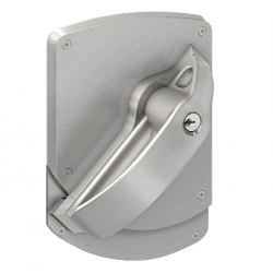 Schlage HSLR Crescent Style Ligature Resistant Trim On ND-Series Cylindrical Chassis
