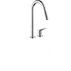 Axor 34822 Citterio M 2-Hole Kitchen Faucet, Pull-Down