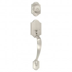 Delaney 400/405-WI WIicklow Grade 3 Entrance Handleset, Finish - Satin Nickel